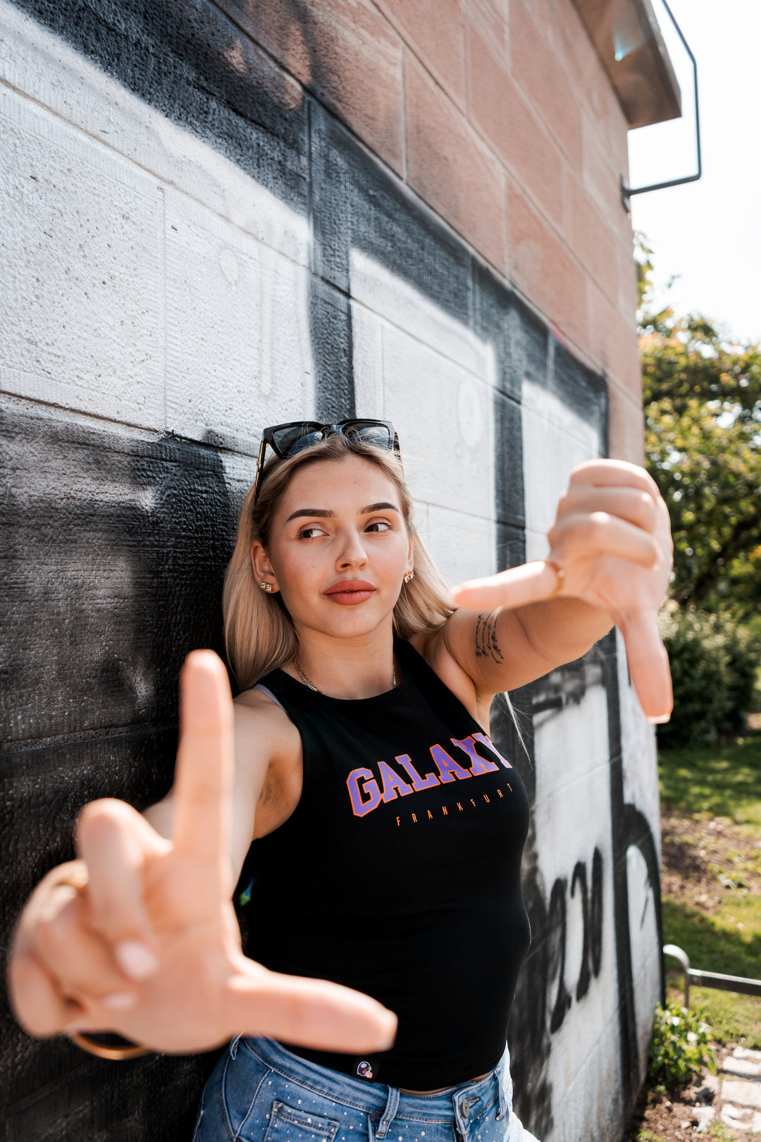 Galaxy Bold Damen Top
